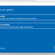 Screenshot of Windows reset screen